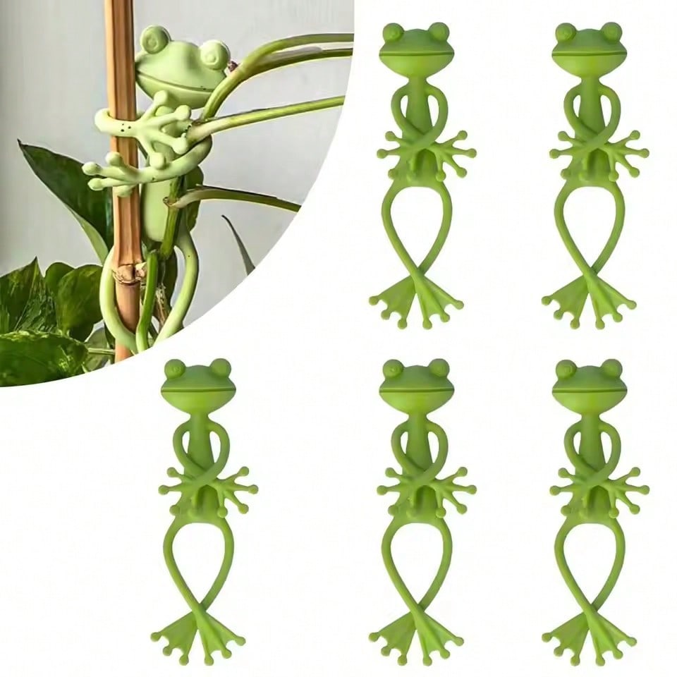Garden Wire Twist Tie - Penjepit Kabel Berbentuk Katak, Dapat Digunakan