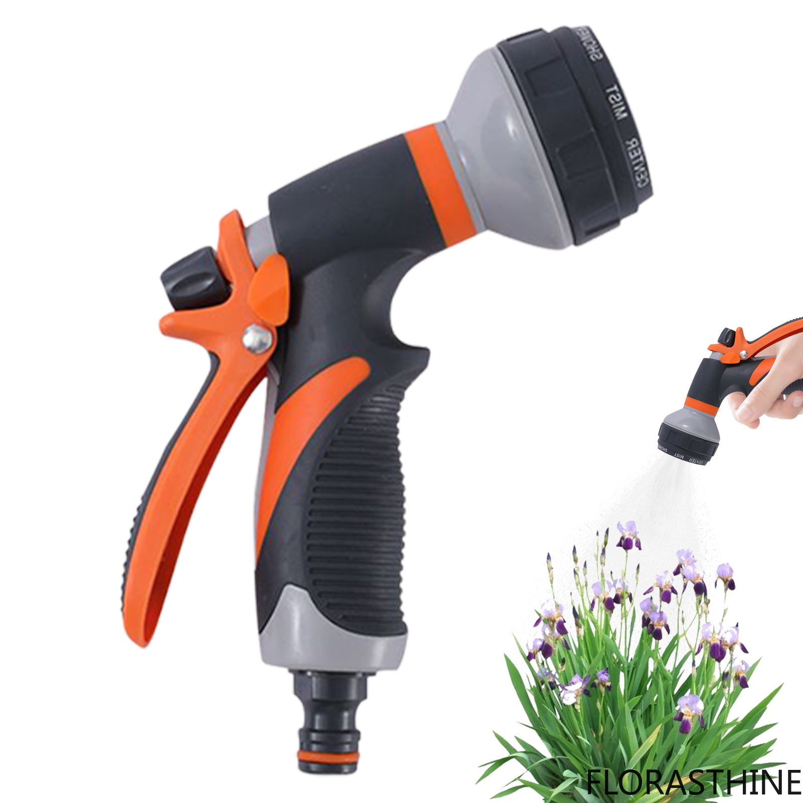 Garden Hose Nozzle - Nosel Semprotan Selang yang Dapat Disesuaikan,