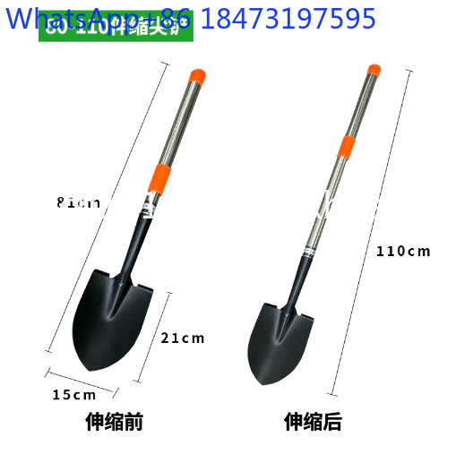 1 Buah Sekop Teleskopik Baja T - Gardening Tools Bd ulasan dan harga