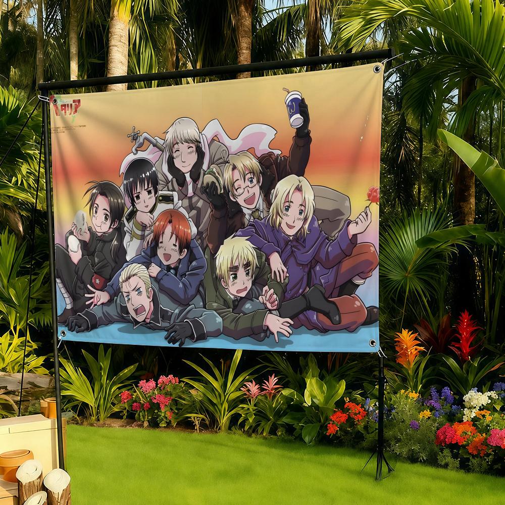 Bendera Hetalia World Star, Be - Gardening Tools Store ulasan dan harga
