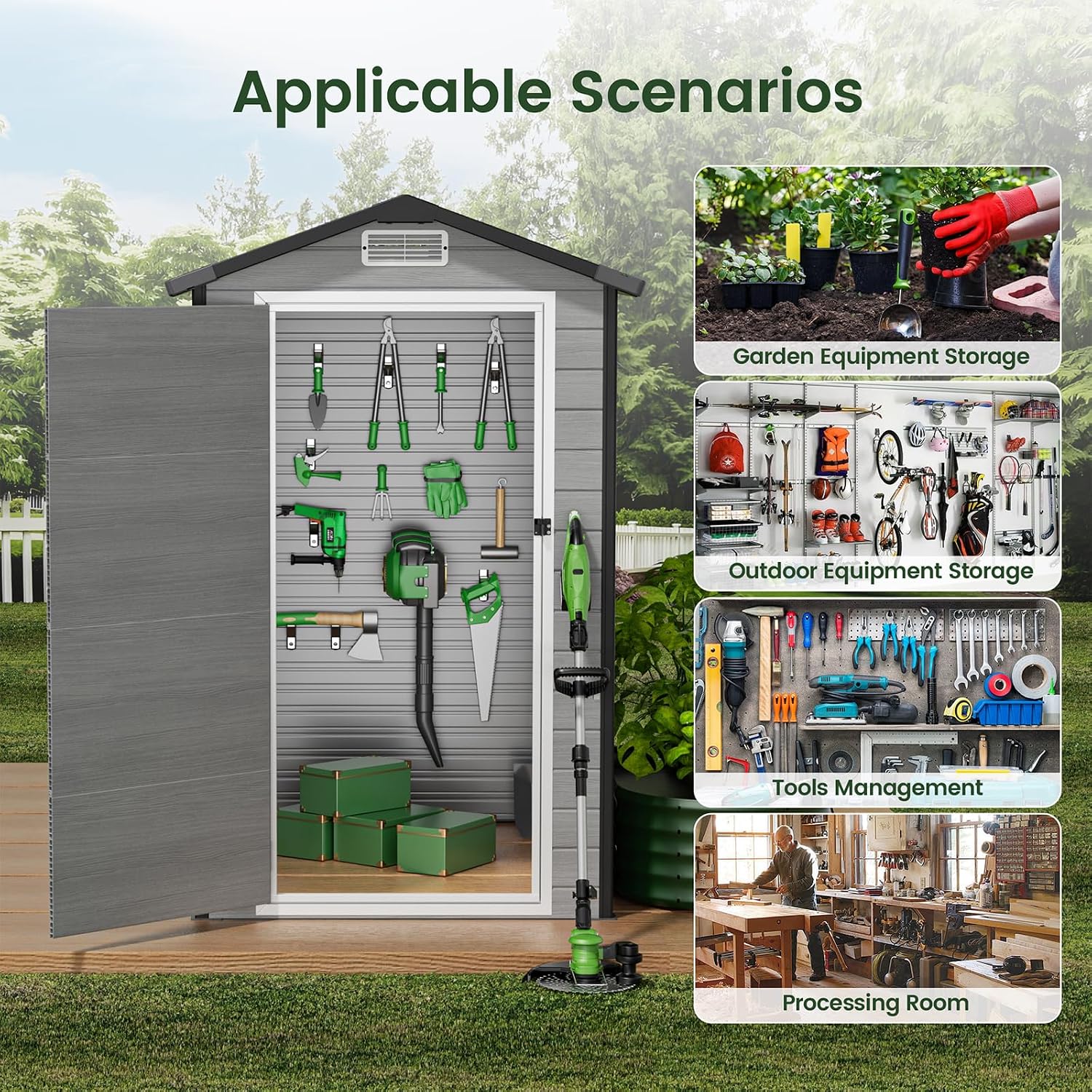 Gudang Penyimpanan Luar Ruanga - Gardening Tools In ulasan dan harga