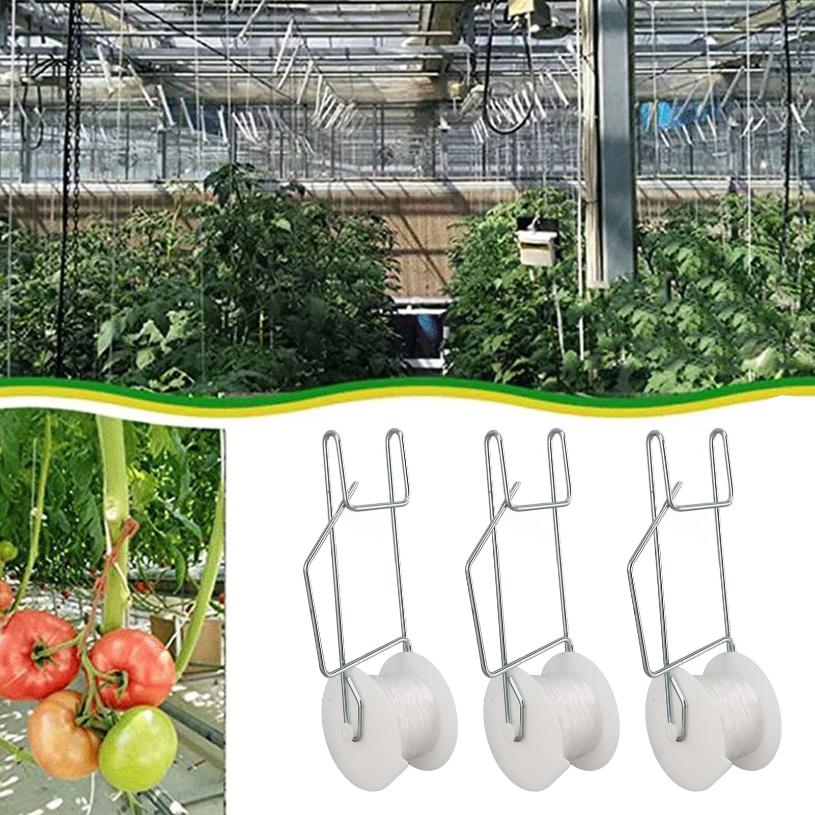 6-50pcs Pengait Penyangga Toma - Gardening Tools Essential ulasan dan harga